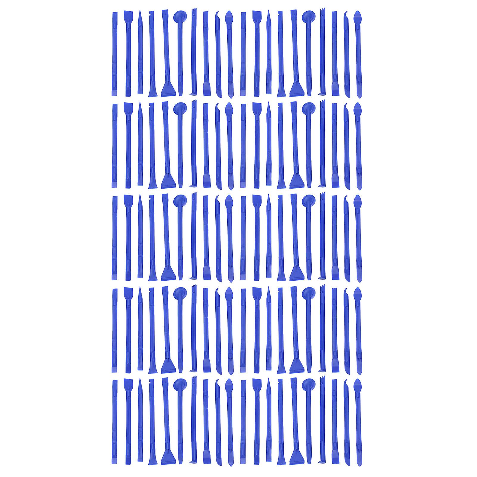 100PCS Antistatic Spudger Multifunctional Light Weight Soft ABS Universal Pry Opening Tool for Phone Repair Blue