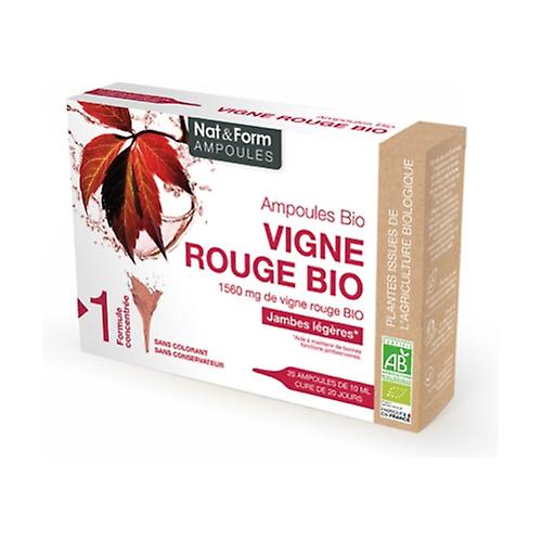 Organic Red Vine 20 ampoules of 10ml