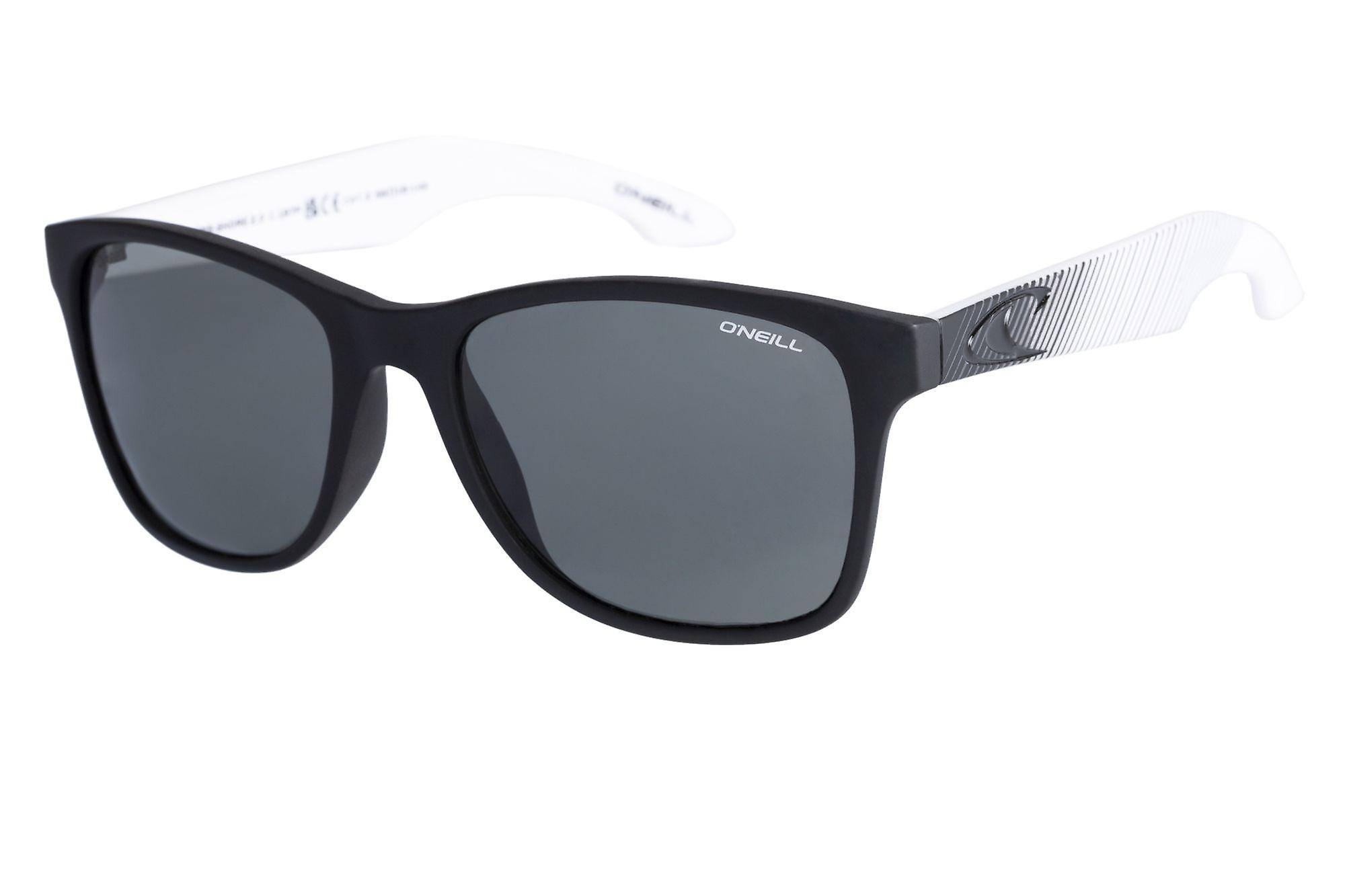 O'Neill Unisex Sunglasses ONS Shore2.0 197P Matte Black / White / solid smoke