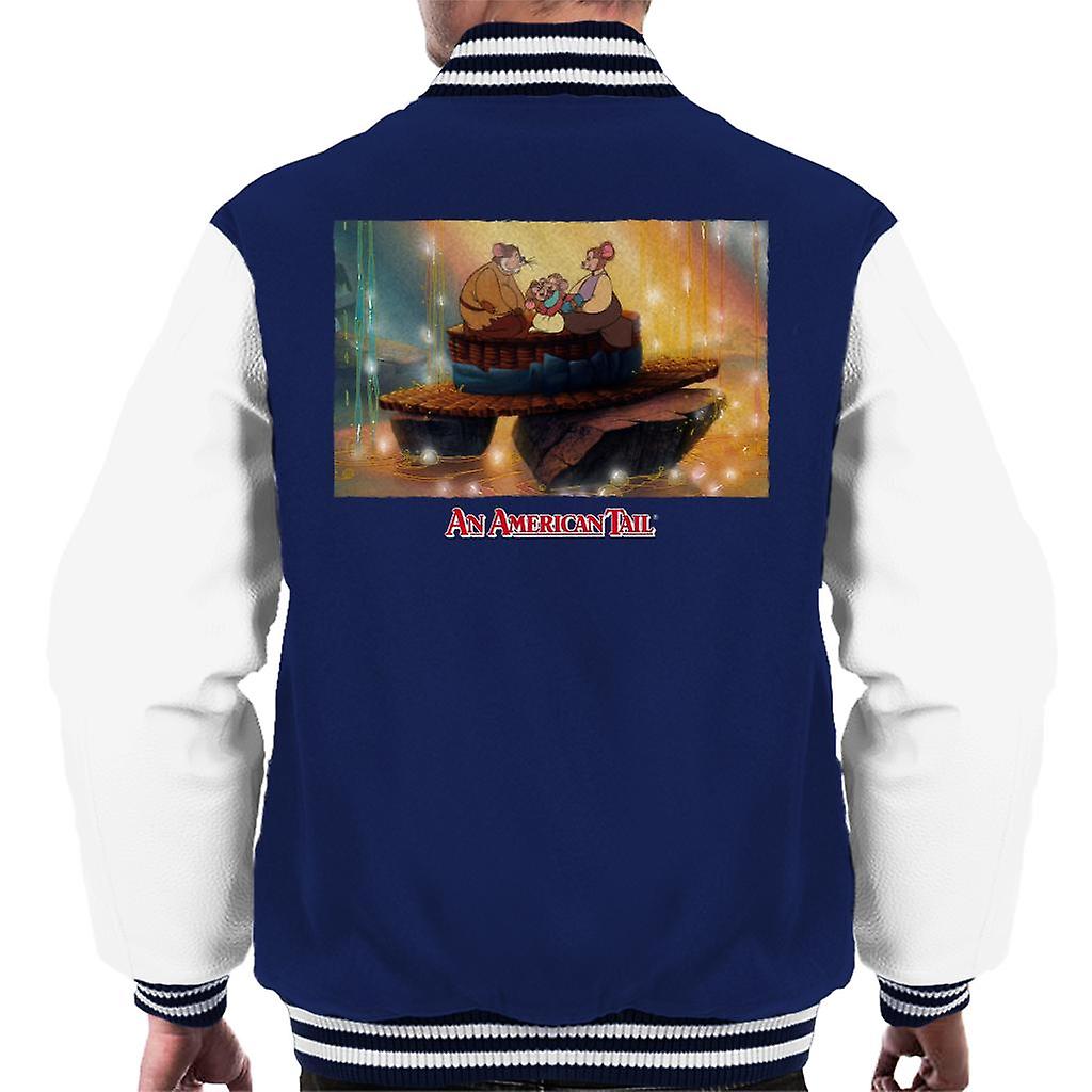 An American Tail Mousekewitz Family Men's Varsity Jacket