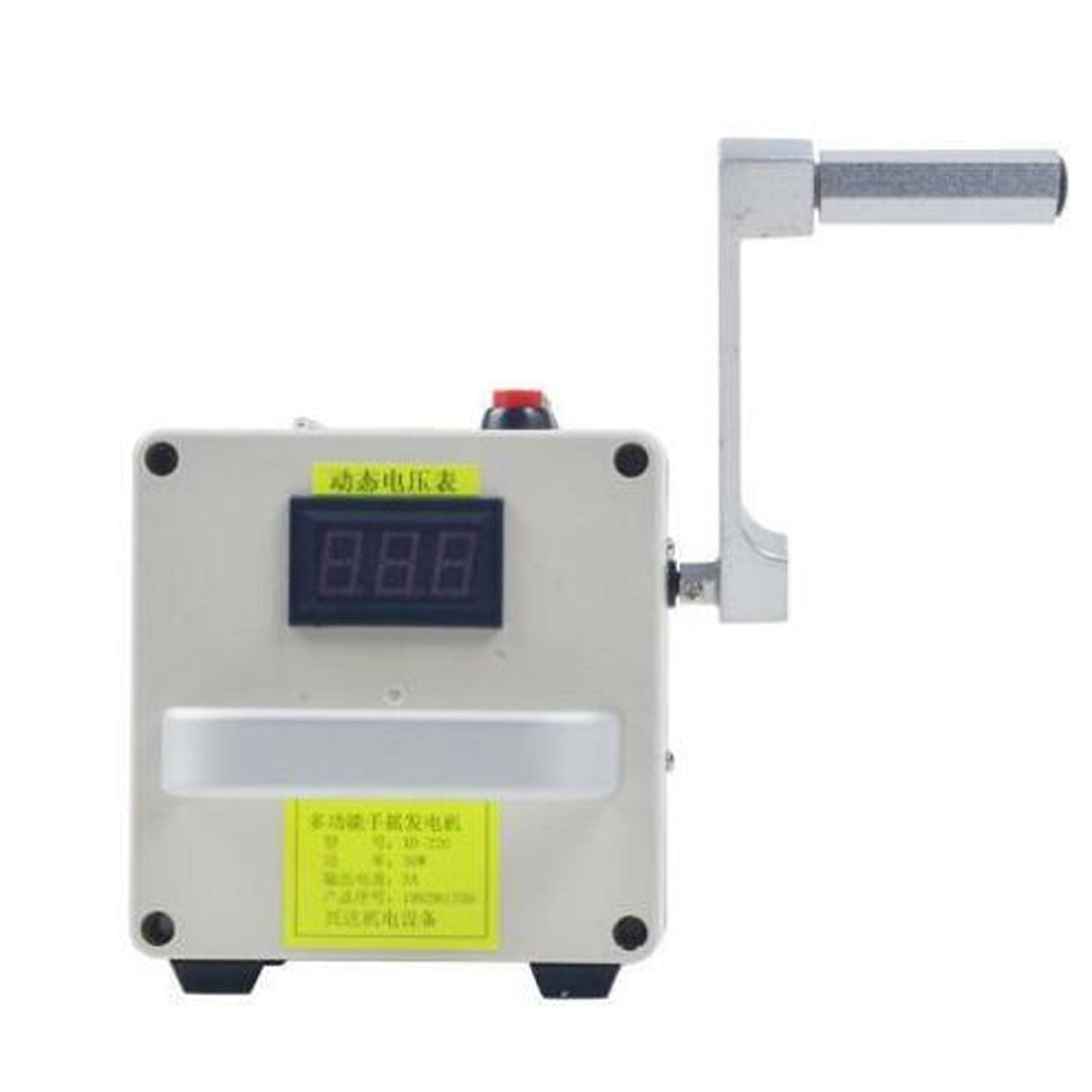 220V 15w Small-scale Hand Crank Generator Portable Power Supply Emergency Charger Hand Tool Generators Mini