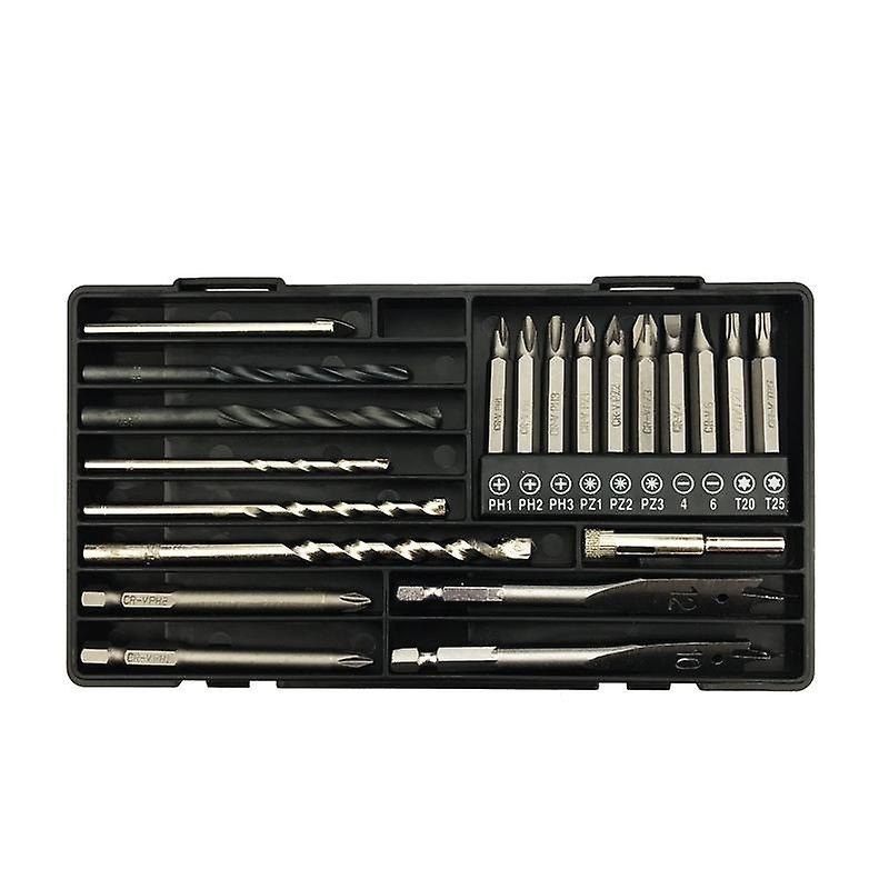 Screwdriver Bits Set, Screwdriving Bit Set, Multi Purpose Drill Bit Set with HSS Steel Bits, Masonry