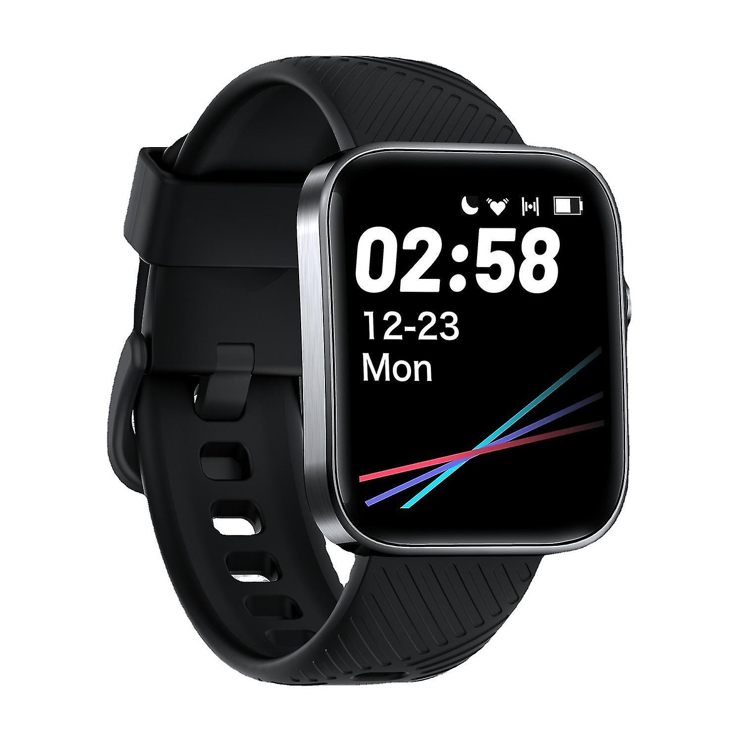 GiyoPower Smartwatch Vücut Sıcaklığı, EKG Smartwatch Kalp Atış Hızı Monitörlü Erkekler Uyku Takibi IP6