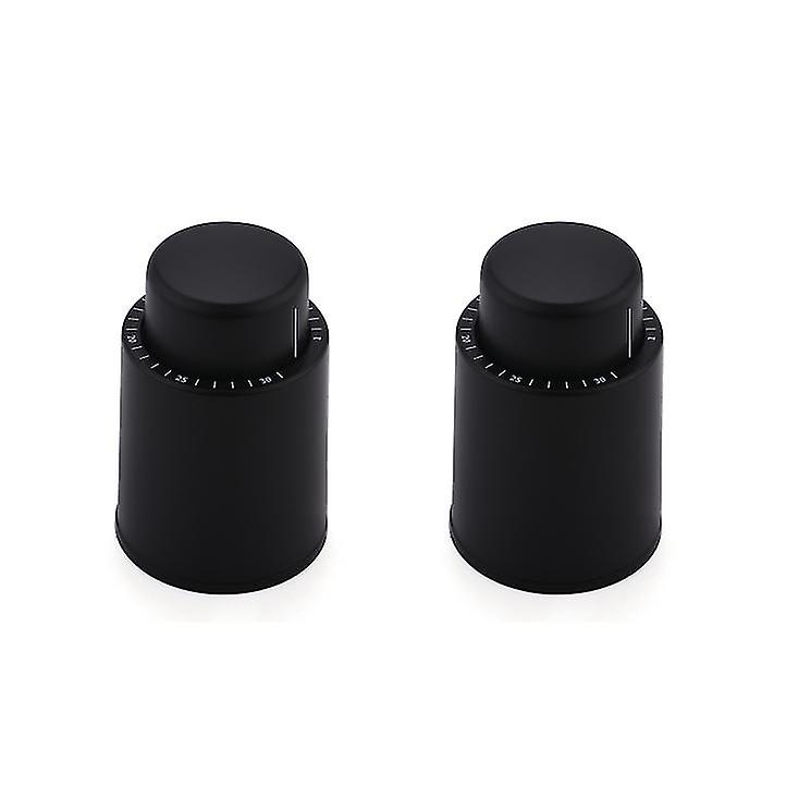 2 vacuum wine corks.