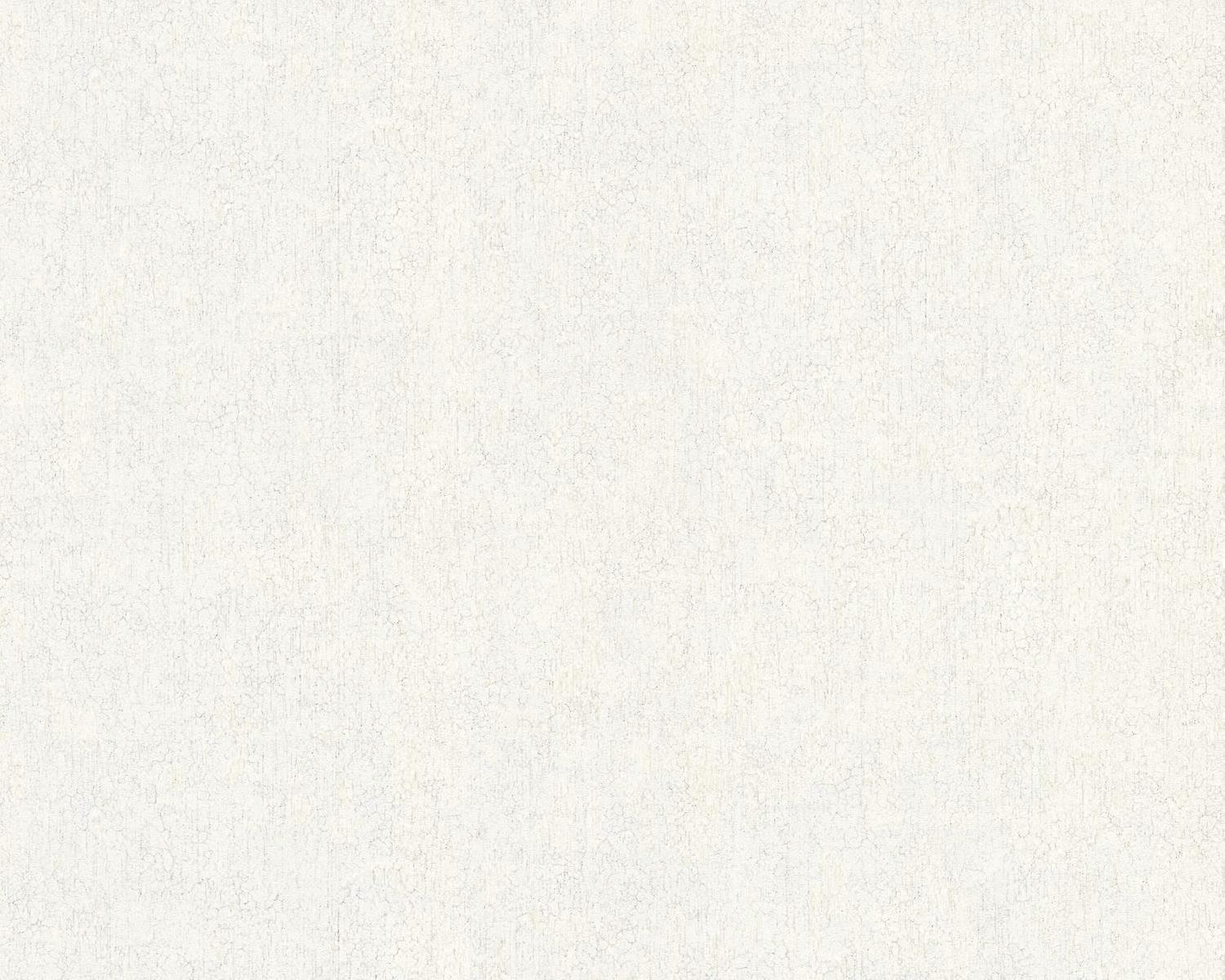 Structuur behang EDEM 410ST10 vliesbehang hardvinyl warmdruk in reliëf licht gestructureerd tun sur ton subtiel glanzend wit lichtgrijs zilver 10,65 m