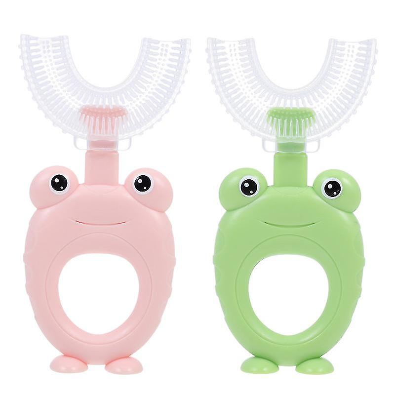2pcs Kids U-shaped Toothbrush