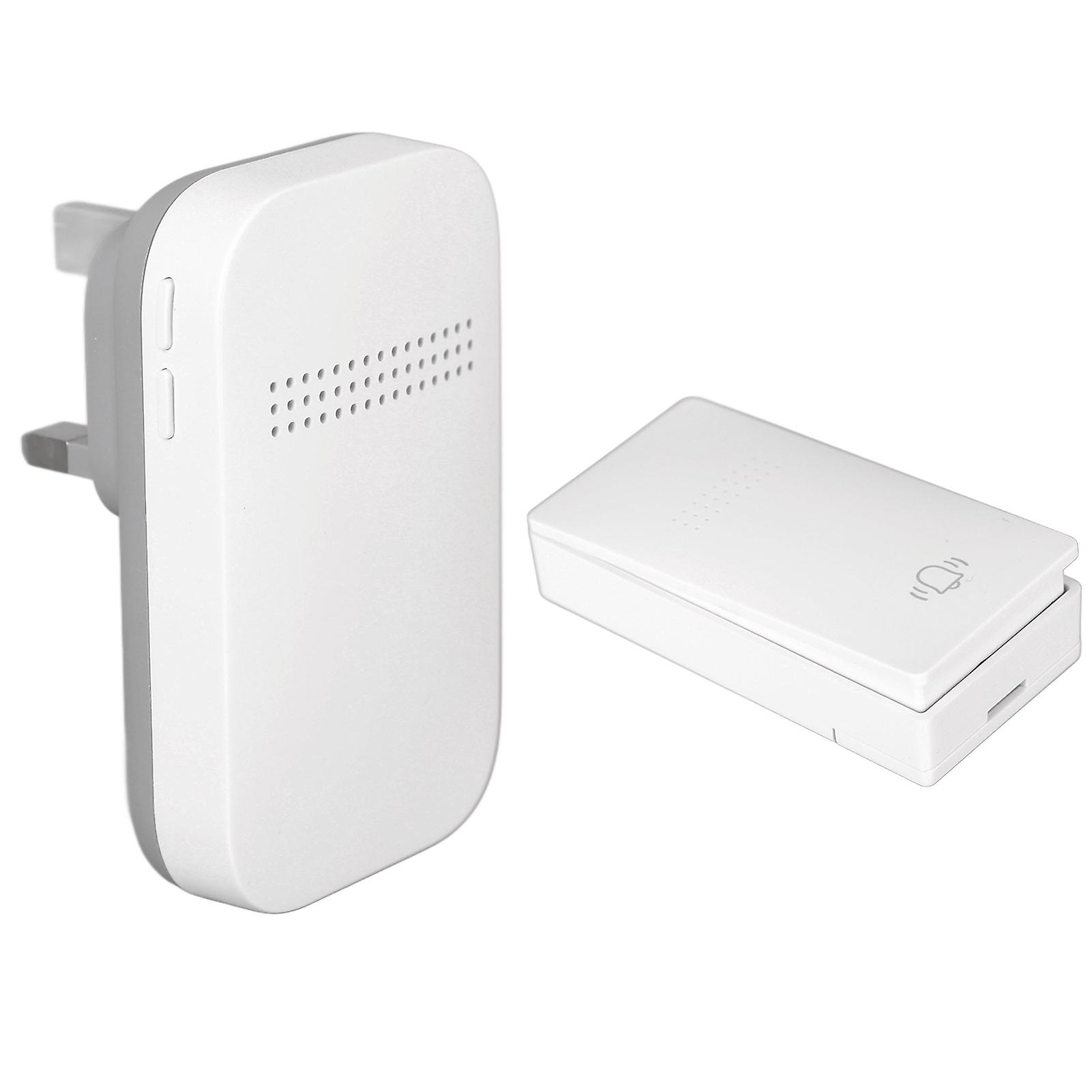 Self Powered Door Bell with Receiver Automatic Ringing Push Button Wireless Doorbell