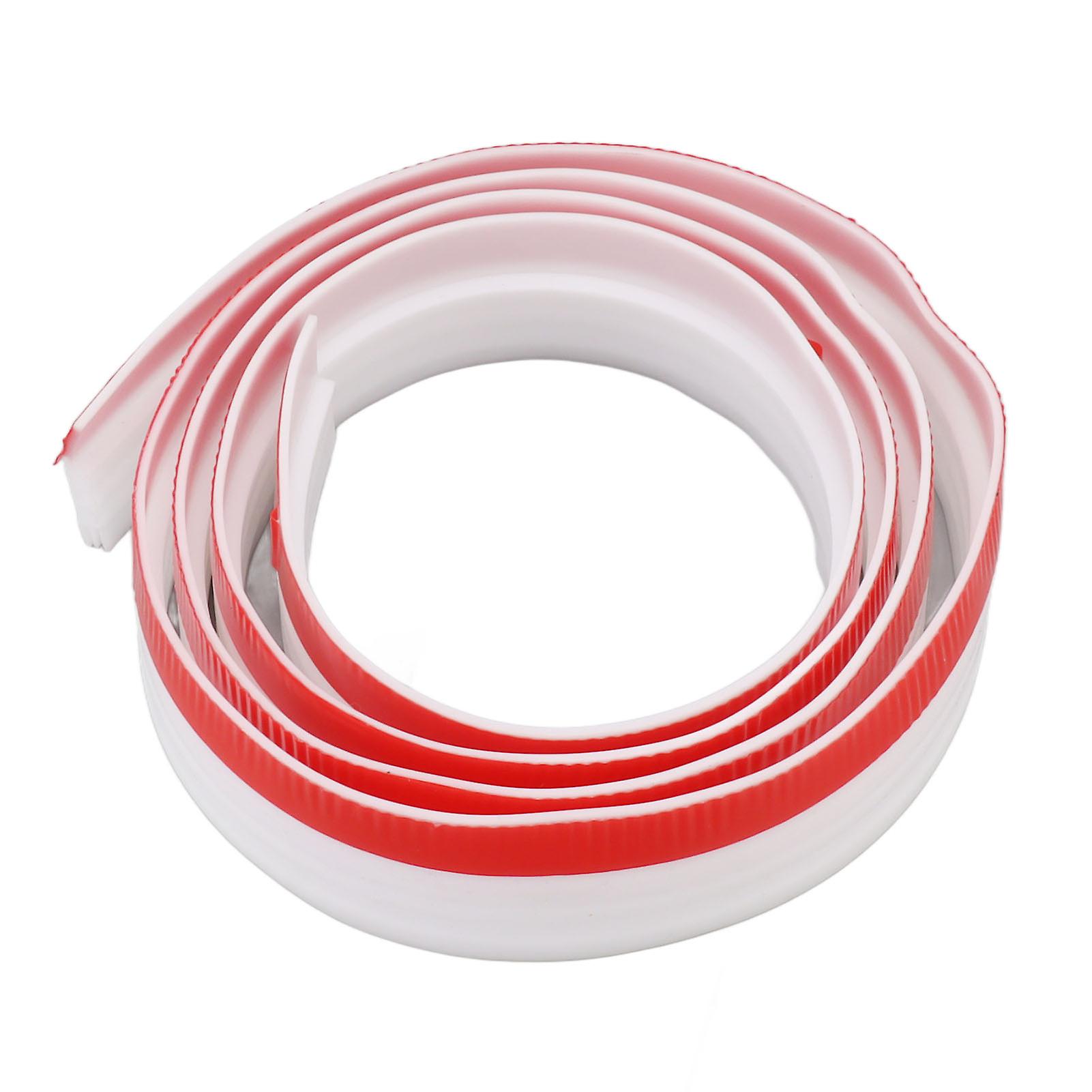 Under Door Draft Stopper 6.6ft White TPE Windproof Seal