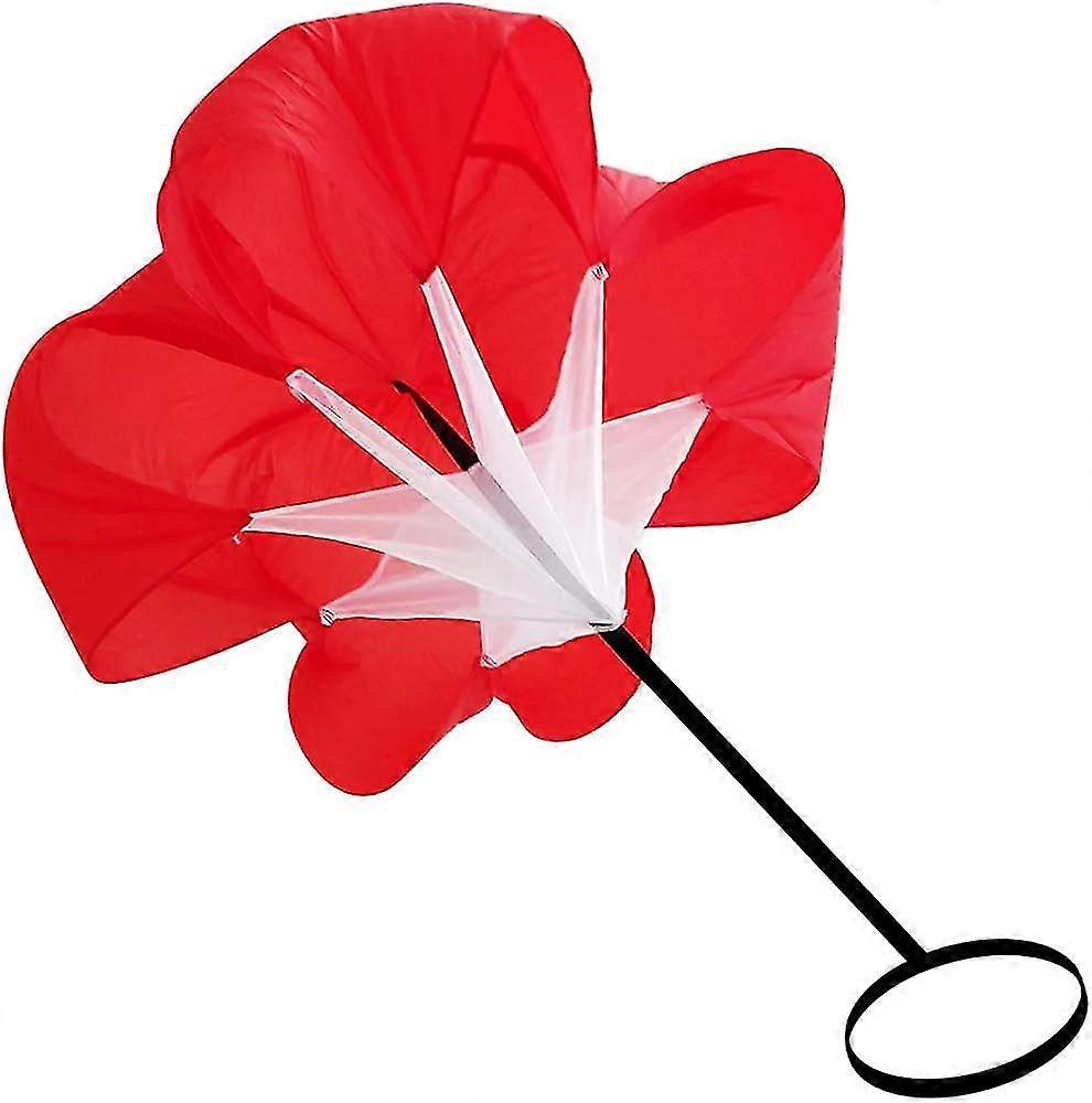 Running  Speed Training Resistance Parachute  Wind Resistance Training Tool Running Parachute Resistance Trainer-Red