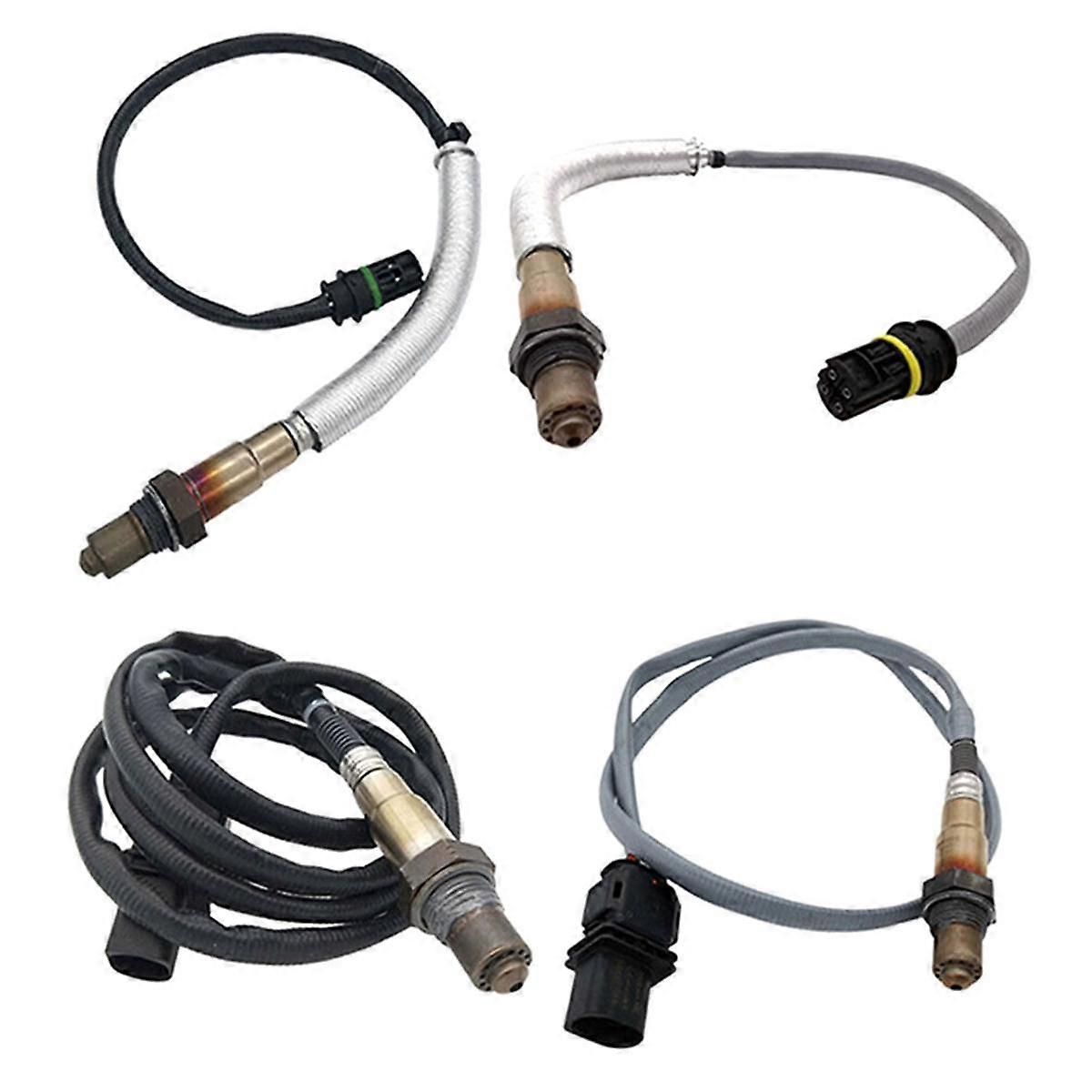 4Pcs Up & Downstream Oxygen Sensor for E83 E90 E91 E92 E93 128I 11787558073,11787558055,11787545075