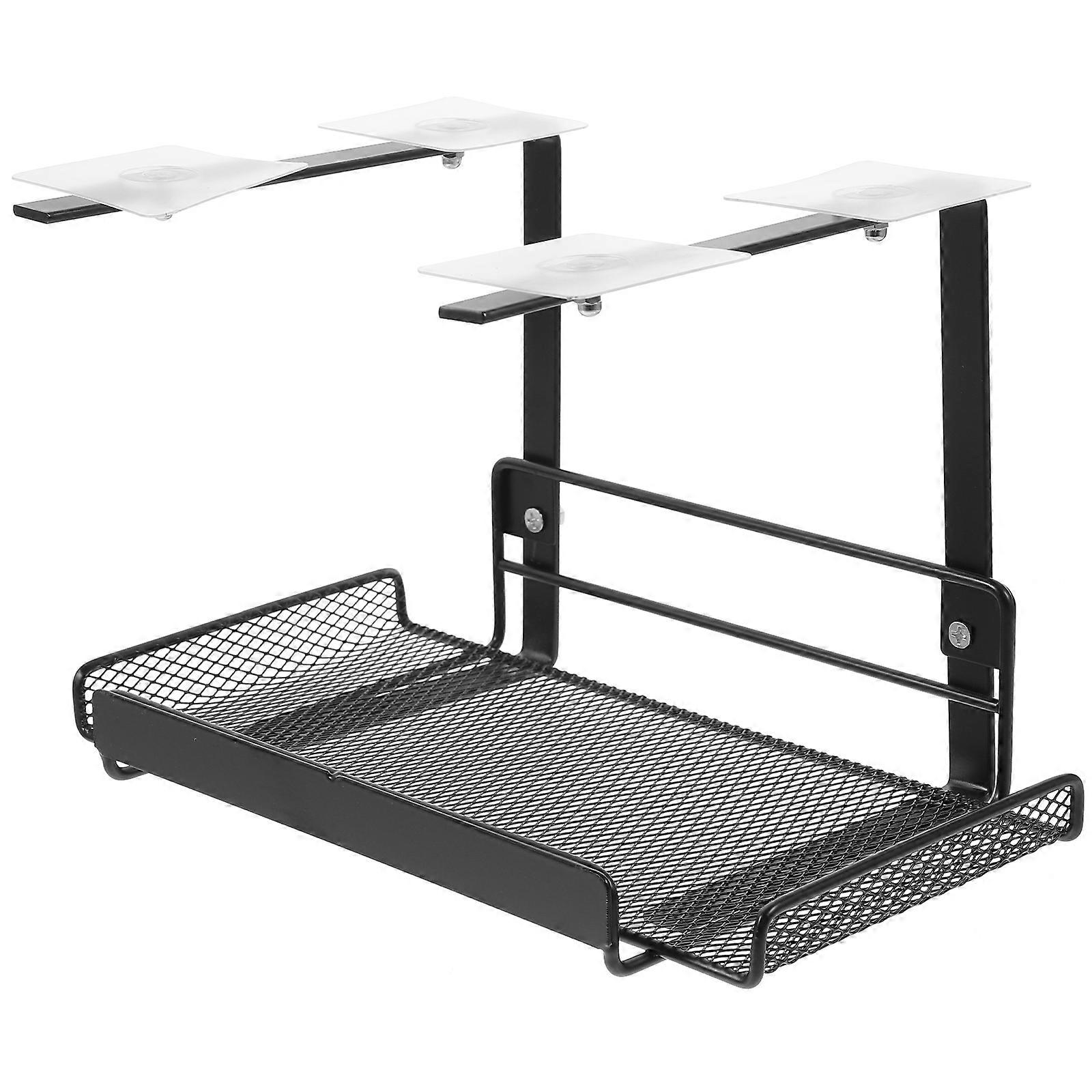 Cable Management Rack Under Table Cord Cable Management Shelf Cable Storage Rack Black