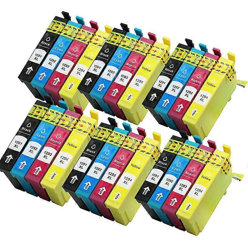 Fus Compafusle Ink Cartridge For Epson T1291 T1292 T1293 T1294 Workforce Wf-7015 Wf-7515 7525 Wf 3010dw 3520dwf 3530dtwf 3540dtwf Fus Fus