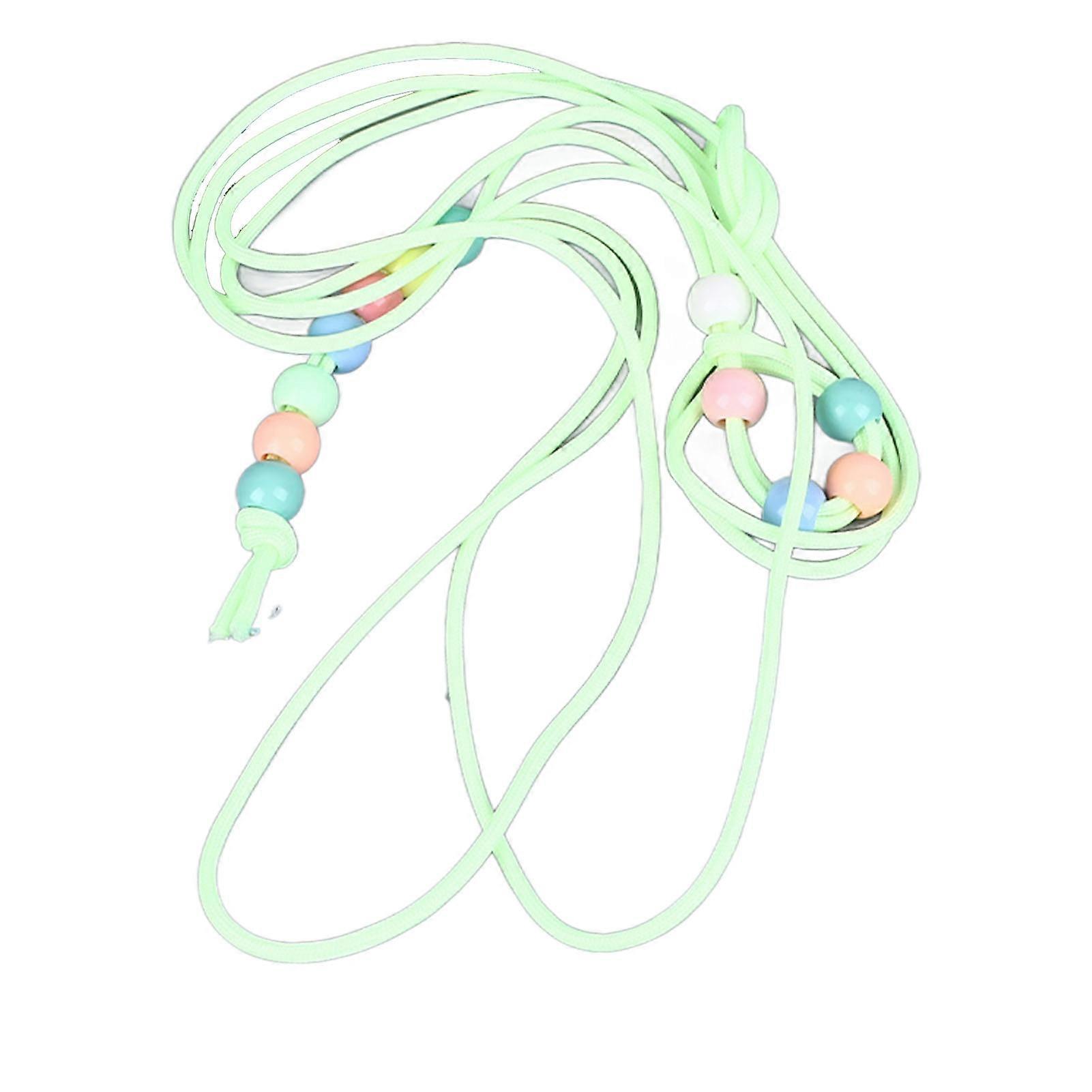 Reptile Walking Leash Luminous Flexible Nylon Adjustable Harness Lizard Traction Rope for Turtle Lizard Green