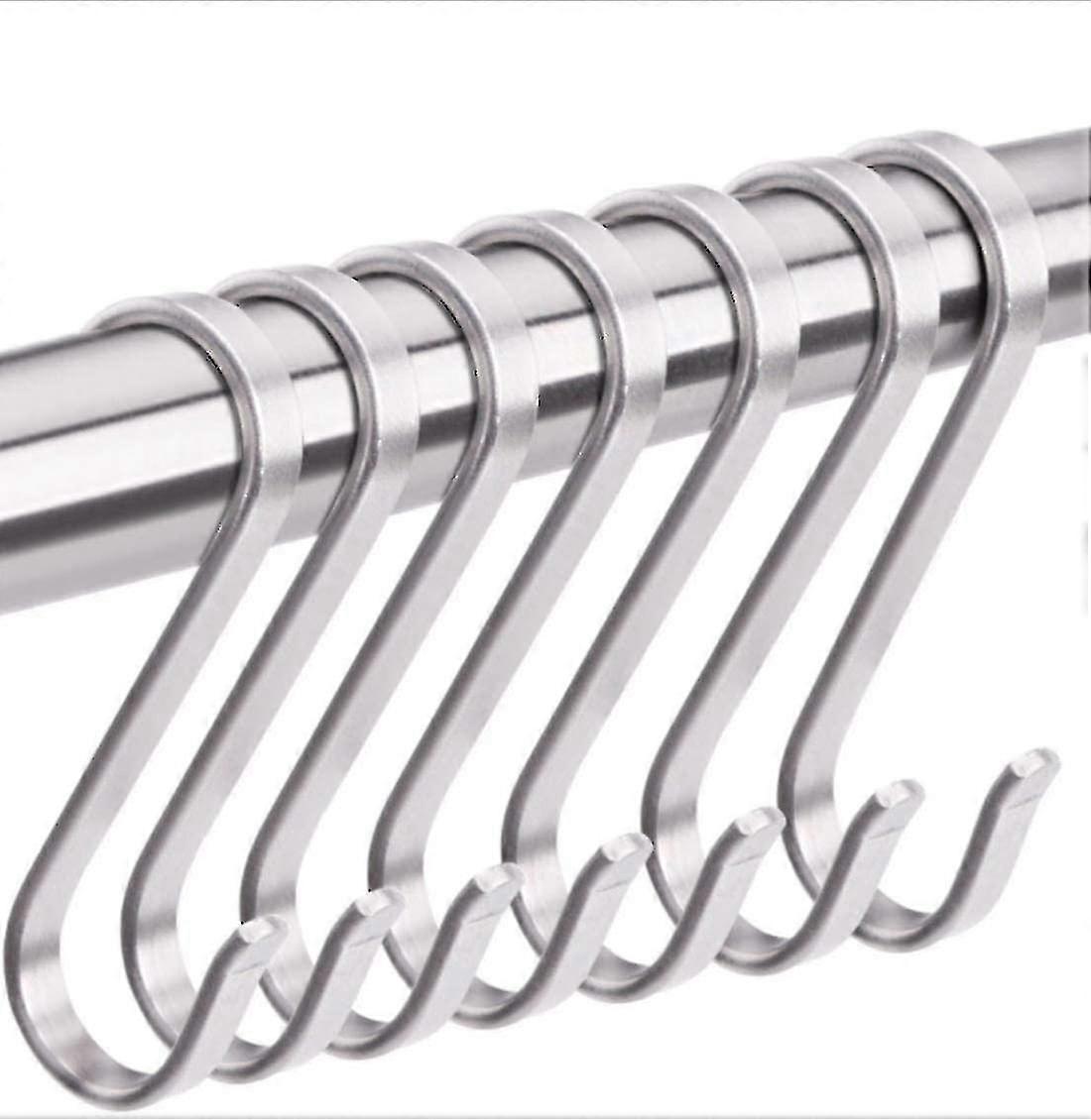 S-hook 10 S-shaped Stainless Steel Hooks, Hanging Tool Hooks