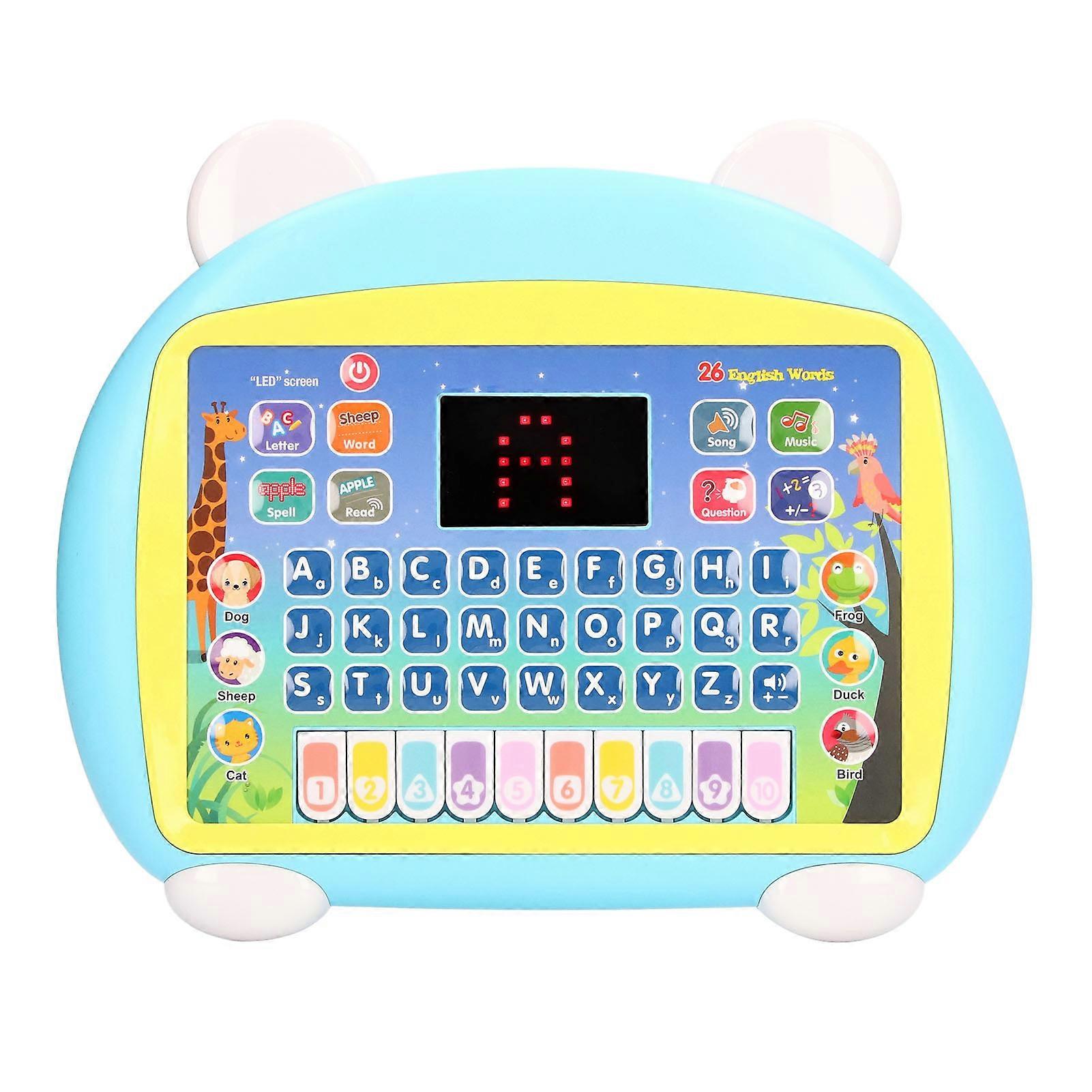 Kids Learning Tablet Interactive Educational Electronic Led Word Spelling Music Toddler Learning Pad