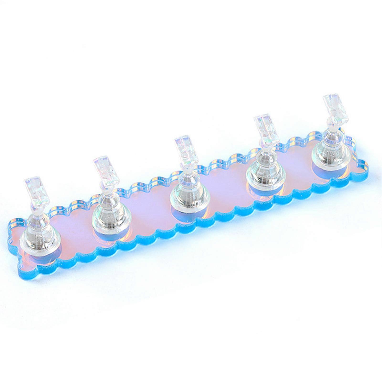 Nails Display Stand Magnetic Base Nail Display Practice Stand for False Nail Tips