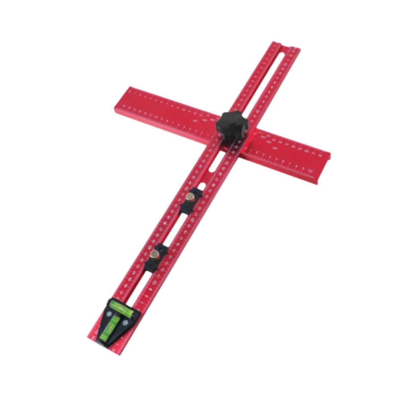 T Square Ruler Carpenter Square Premium Easy Use Multi Angle Measuring Ruler