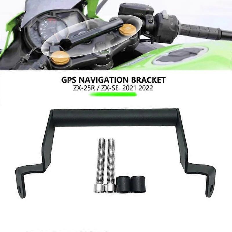 Fit For Kawasaki ZX25R Ninja ZX-25R ZX-SE 2022 2022 2023 Motorcycle GPS Smart Phone Navigation GPS Plate Bracket Adapt Holder