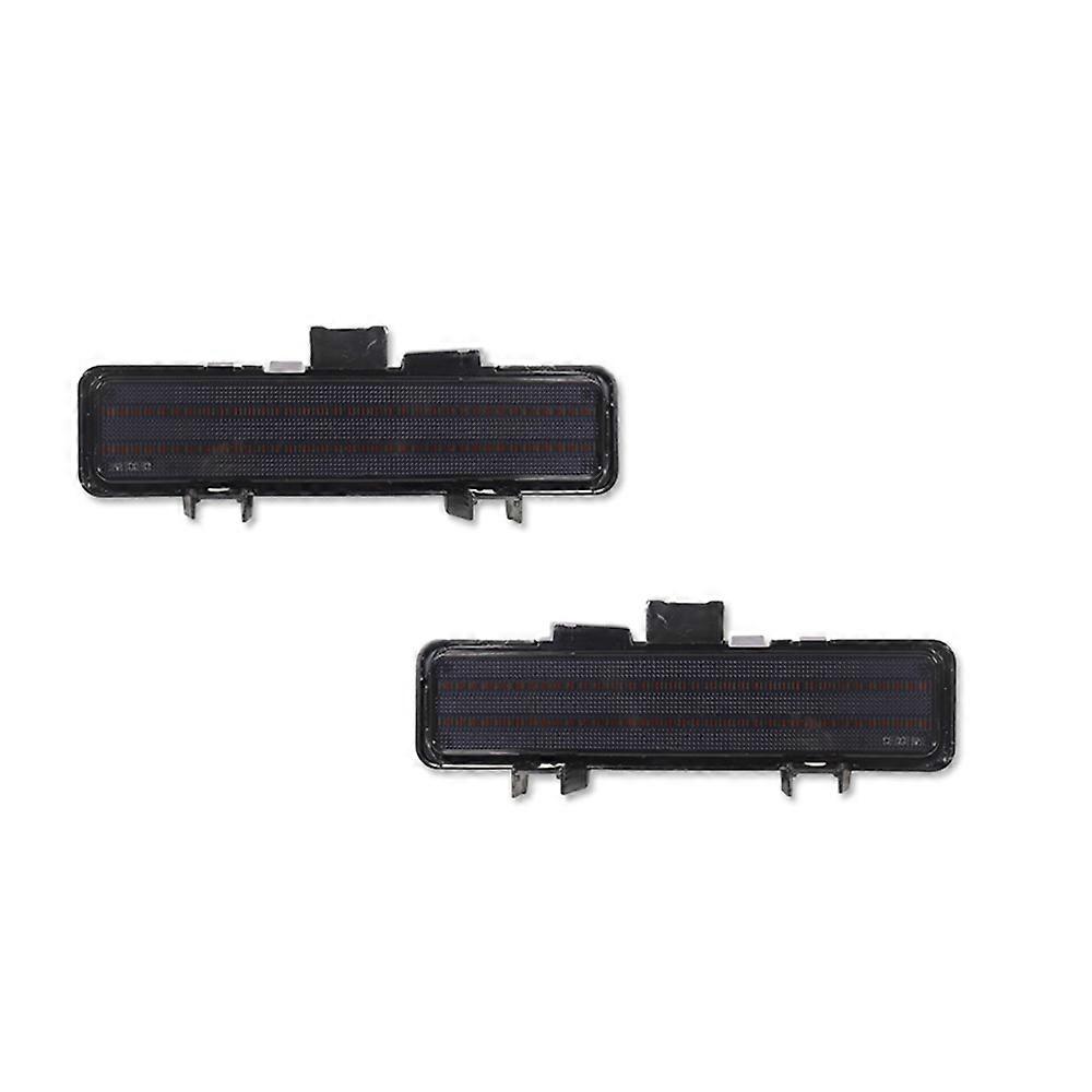 For Chevrolet S10 Blazer For GMC Typhoon Syclone Sonoma S15 Jimmy White & Dynamic Amber LED Front Bumper DRL Turn Signal Lights