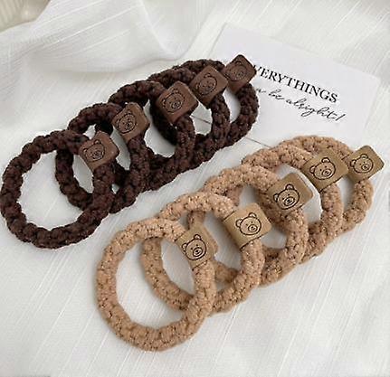 10 kpl korkea joustavuus ja kestävä hiusköysi