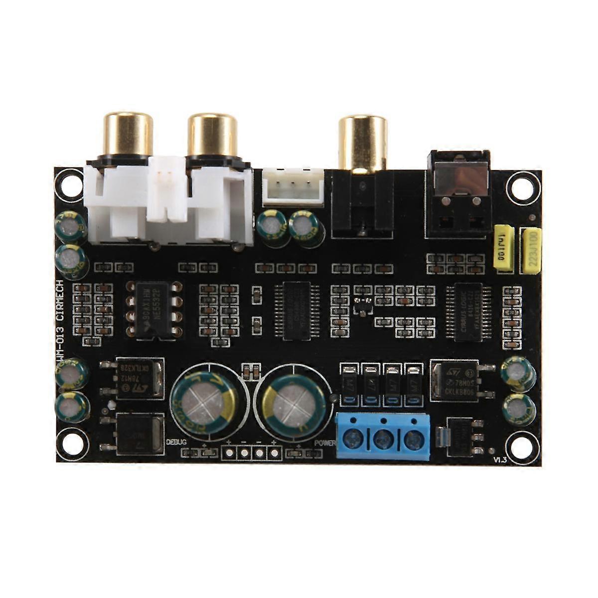 CS8416 CS4398 Digital Interface Decoder Board 24Bit 192K SPDIF Coaxial Optical Fiber To AUX for Amp