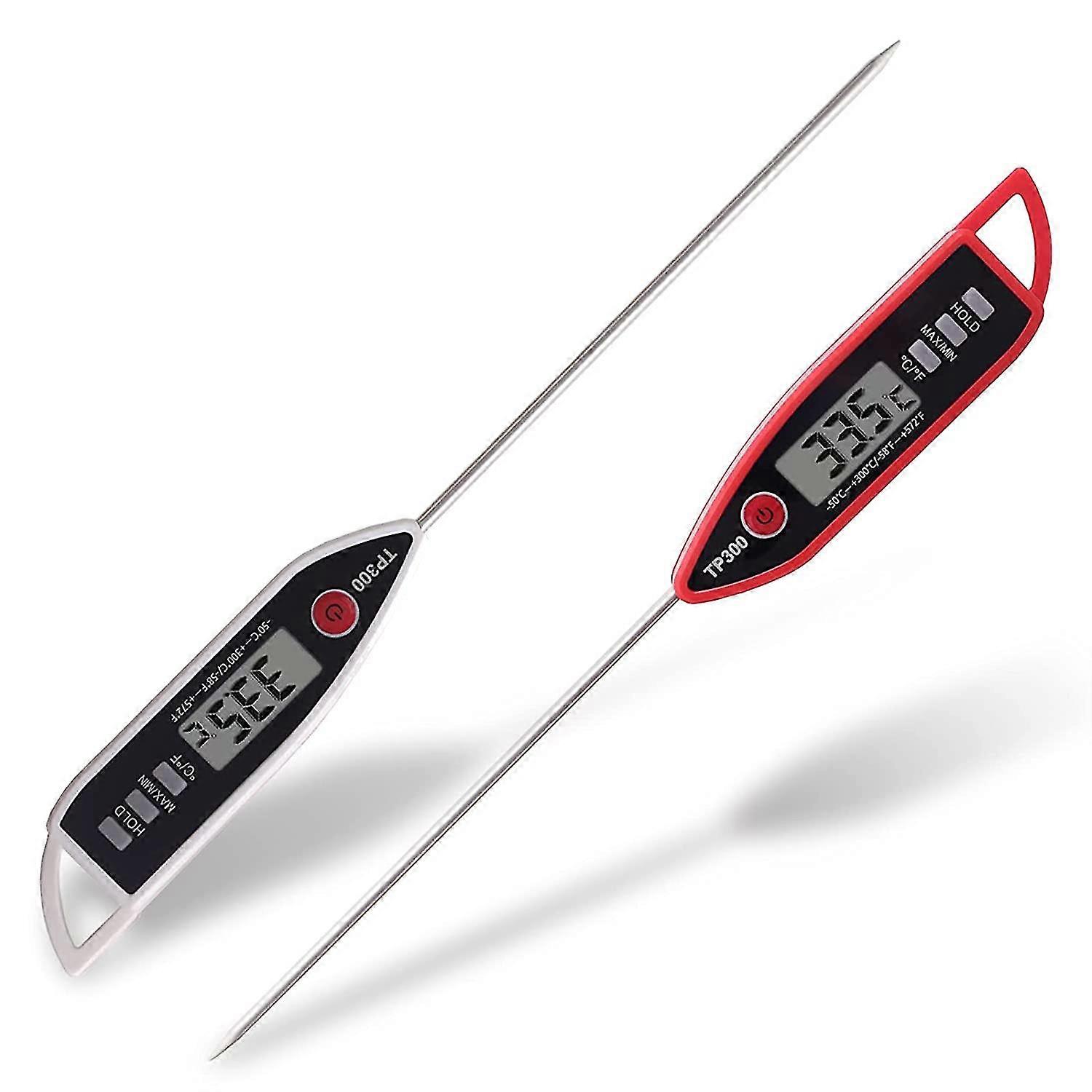 2 Pack Meat Thermometer,digital Instant Read Meat Thermometer,kitchen Cooking Thermometer For Bbq Gr