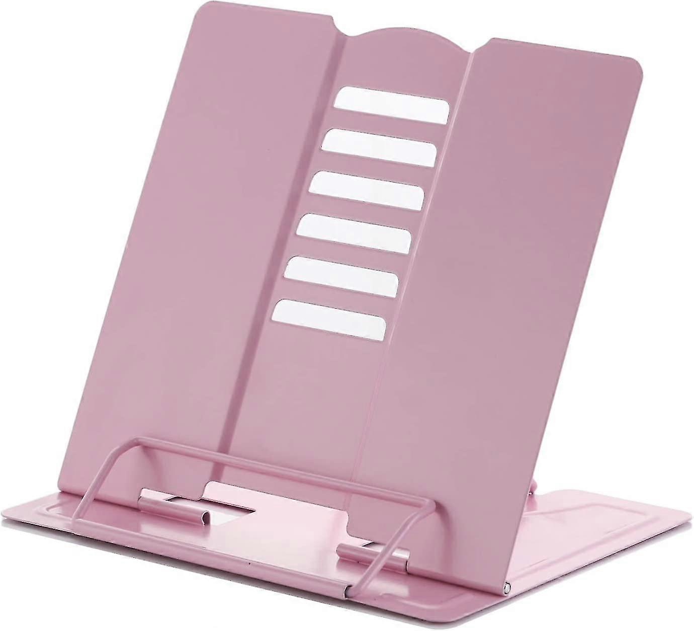 Recipe Book Stand, Book Holder, Multi-function Metal Book Stand Portable Adjustable Reading Rest Holder