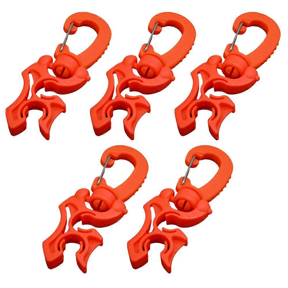 Diving Spare Second-Stage Quick Release Buckle BCD Breathing Regulator Pipe Clamp Low-Pressure Pipe Clamp Hose Hook A