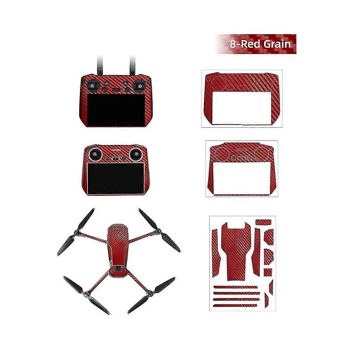 ل 3 Rc Pro صائق الجلد الفينيل التفاف فيلم التحكم عن بعد الجسم واقية ملصقا معطف ، الأرجواني A