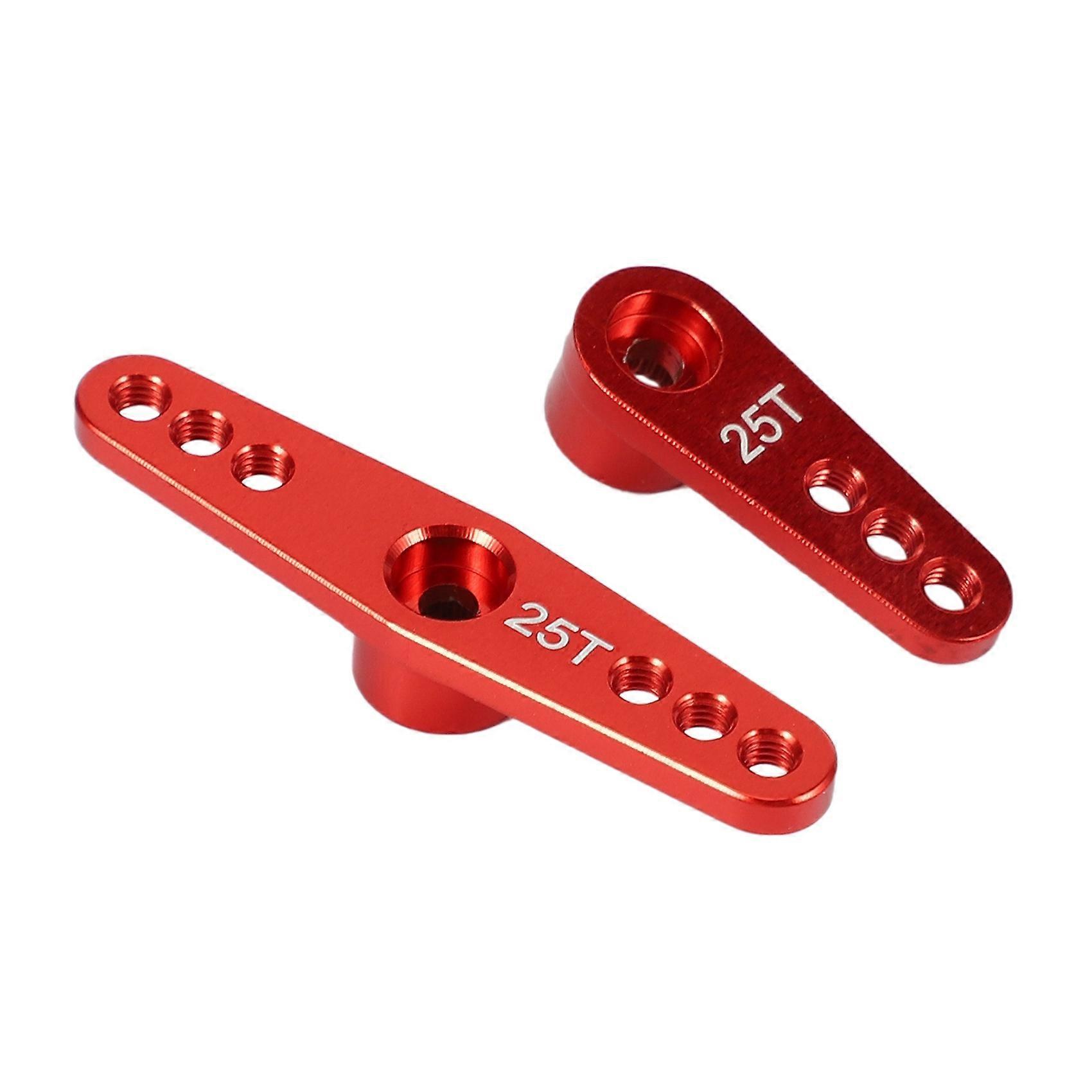 25T Aluminum RC Servo Arm Horn for Futaba Savox Xcore HD RC ,Red