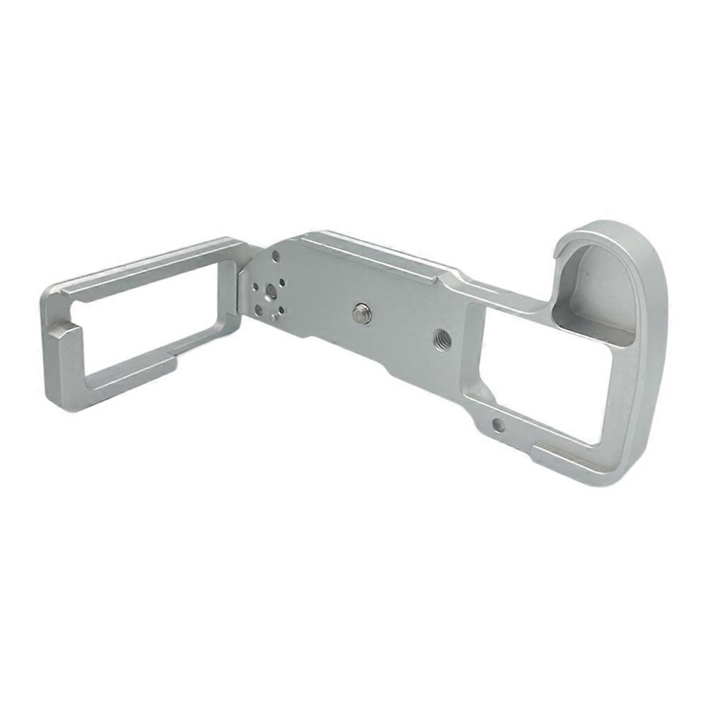 Quick Release Plate L Bracket Camera Grip for X-H1 Camera Hand Grip Holder Pull-Out Version Silver