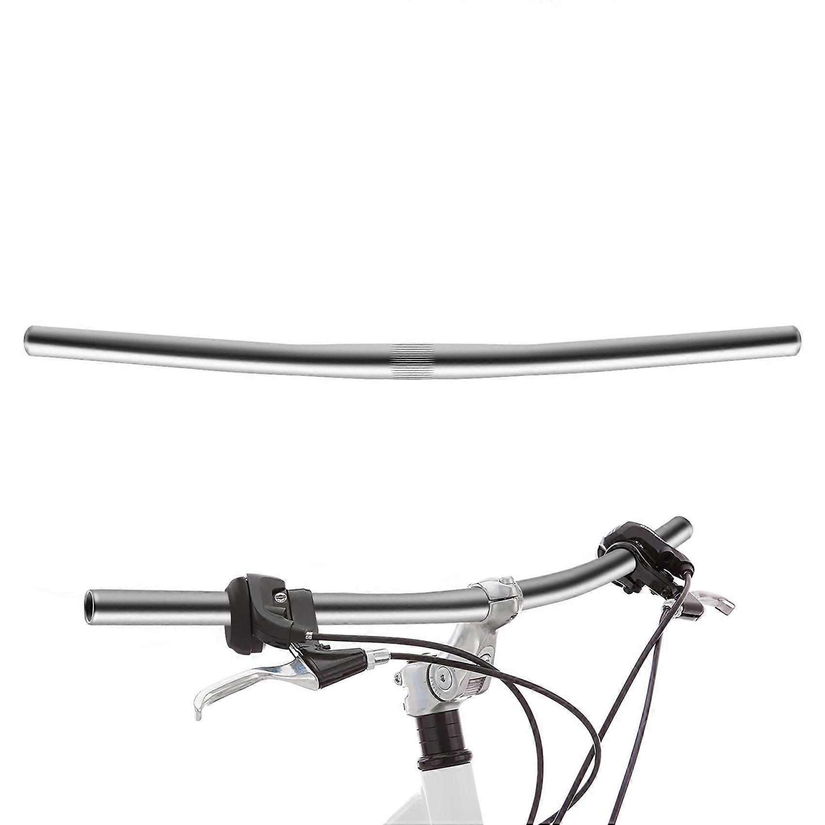 Yeruvce Fahrrad Lenker Straight Bar - Aluminium Fixie Bike Lenker 540mm Schwarz