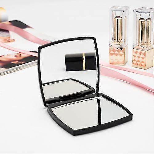 2 Pcs Mini Square Double-sided Portable Vanity Mirror