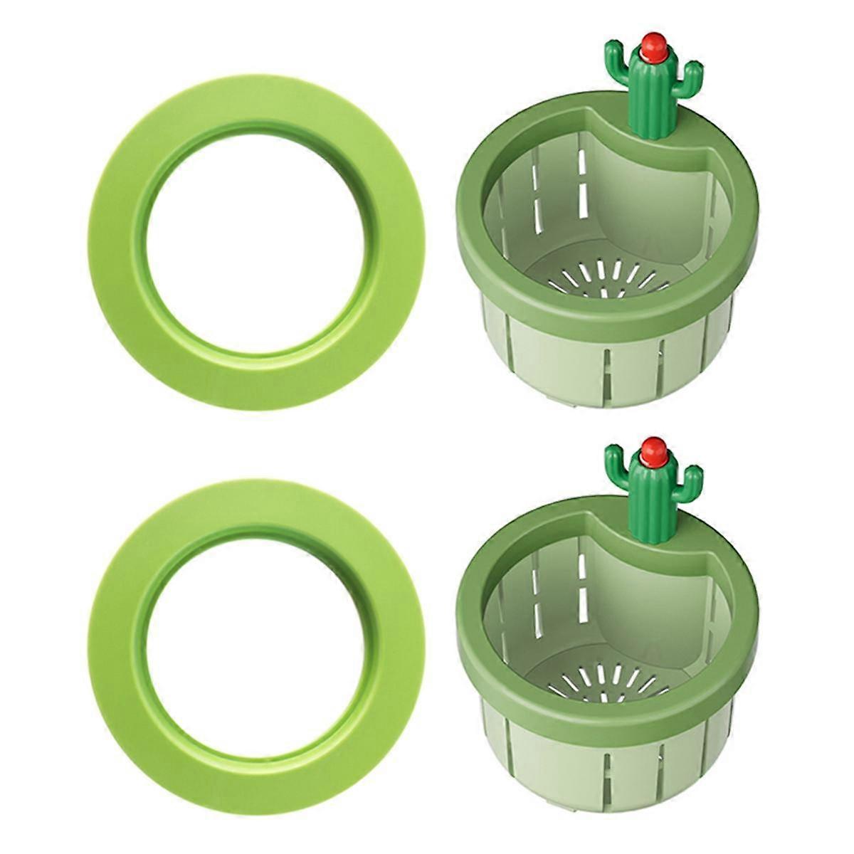 Cactus Kitchen Sink Drain Strainer,Cactus Sink Strainer, Multi-Functional Cactus Sink Draining Bask