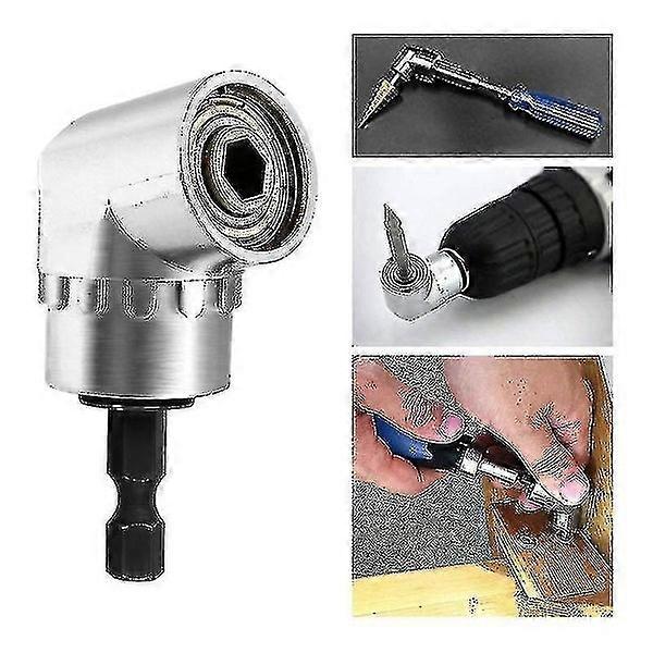 90 Degree Screwdriver Bit Hex Bit Socket Cornerer Adjustable Drill Bit Hand Tool