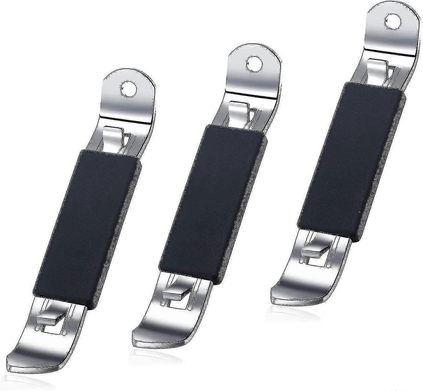 Effortless Magnetic Bottle Opener (3-pack, Black)