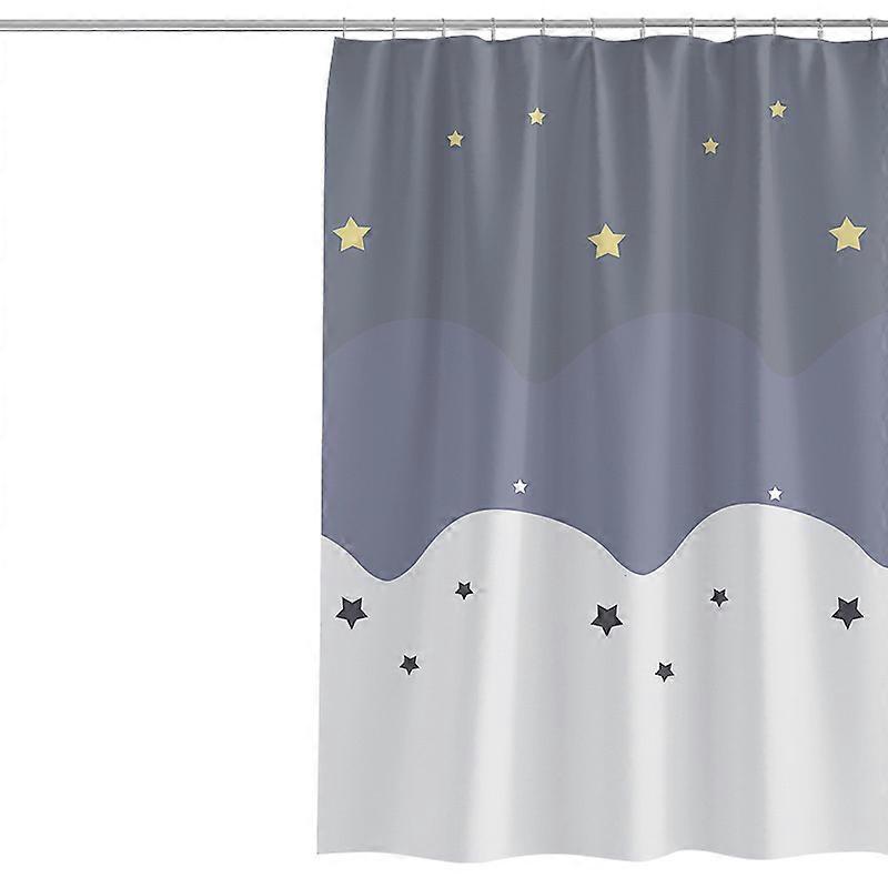 Star Shower Curtain New Moon