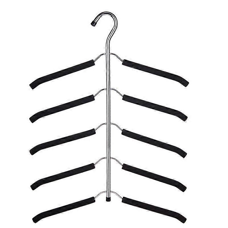 Multi Layer Storage Hangers Wrinkle-free Clothes Hanger For Wardrobe Organization