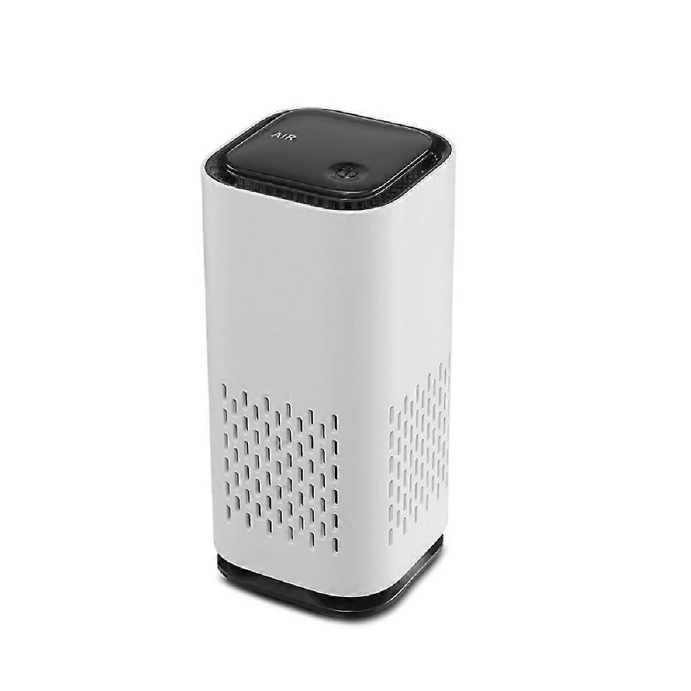 White desktop car small air purifier air purifier