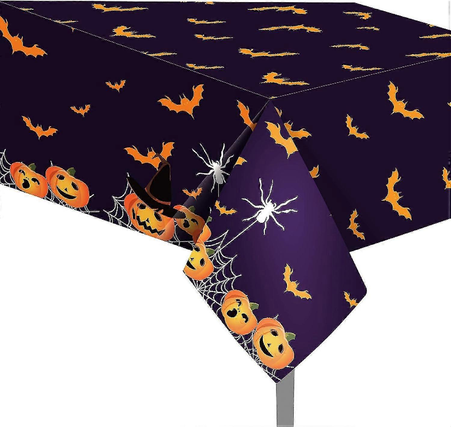 Premium Halloween Tablecloth: Rectangle Plastic Party Decor