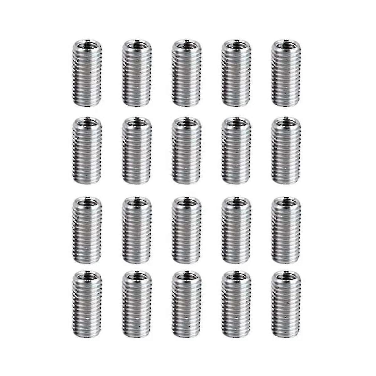 20 Pcs Thread Reducing Nuts, M8 Male To M6 Female Thread Screw Sleeve Bolt Conversion Nuts, Threade