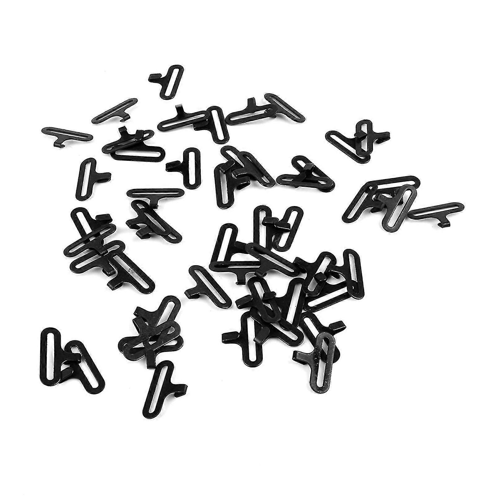 50sets Metall Einstellbare Fliege Hardware Krawatte Clip Haken Verschluss Krawatte Strap