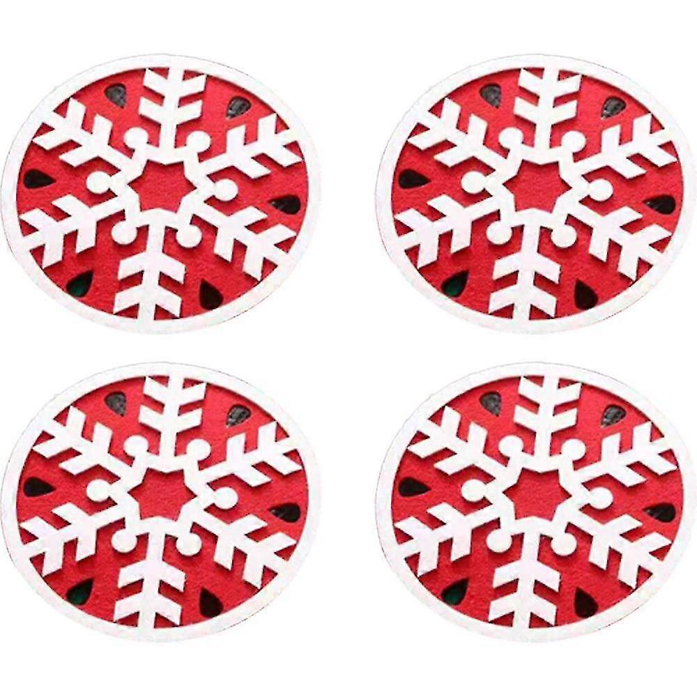 4 X Christmas Coasters