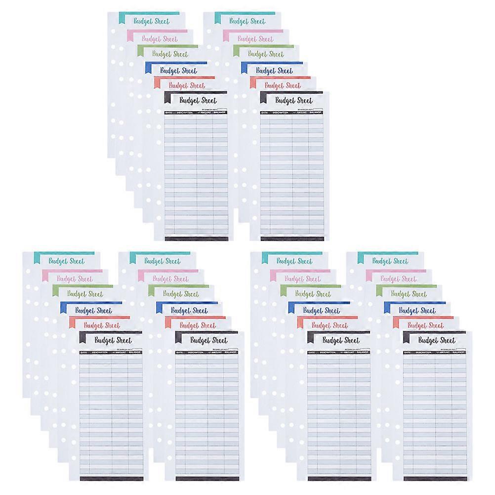 36pcs Budget Sheets Expense Tracker Gat Geponste Budget Sheets Planner Sheets