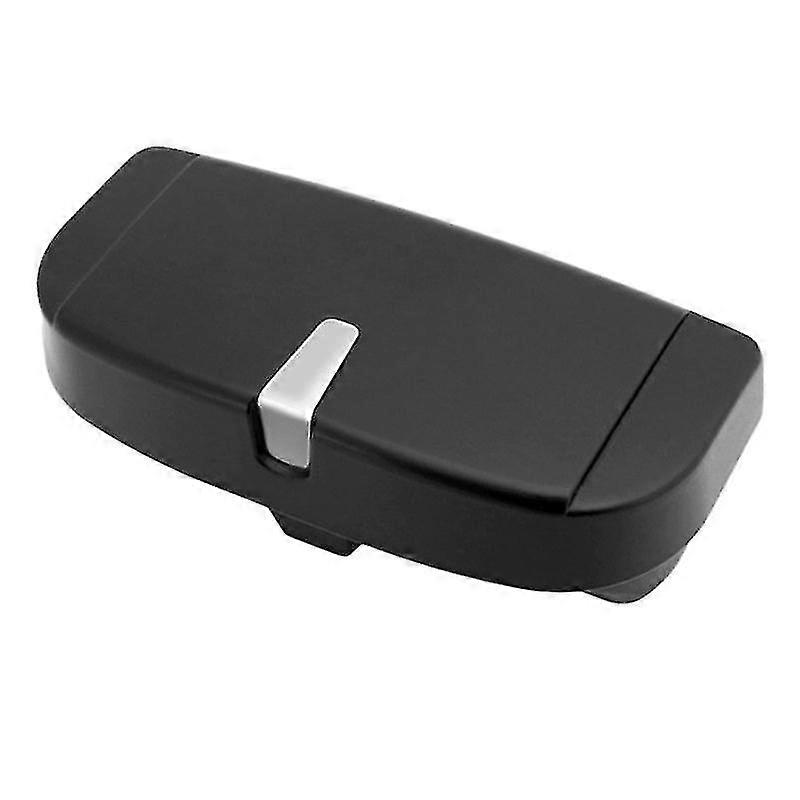 Hard Sunglasses Case, Car Visor Sunglasses Case with Magnetic Closure and Double Card Clamp/QQ
