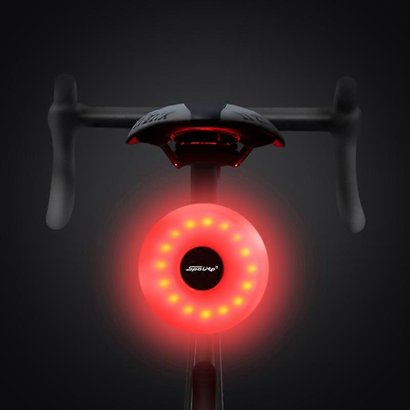 Bicycle Rear Light, USB Rechargeable LED Waterproof Warning 5 Modes Rear Light