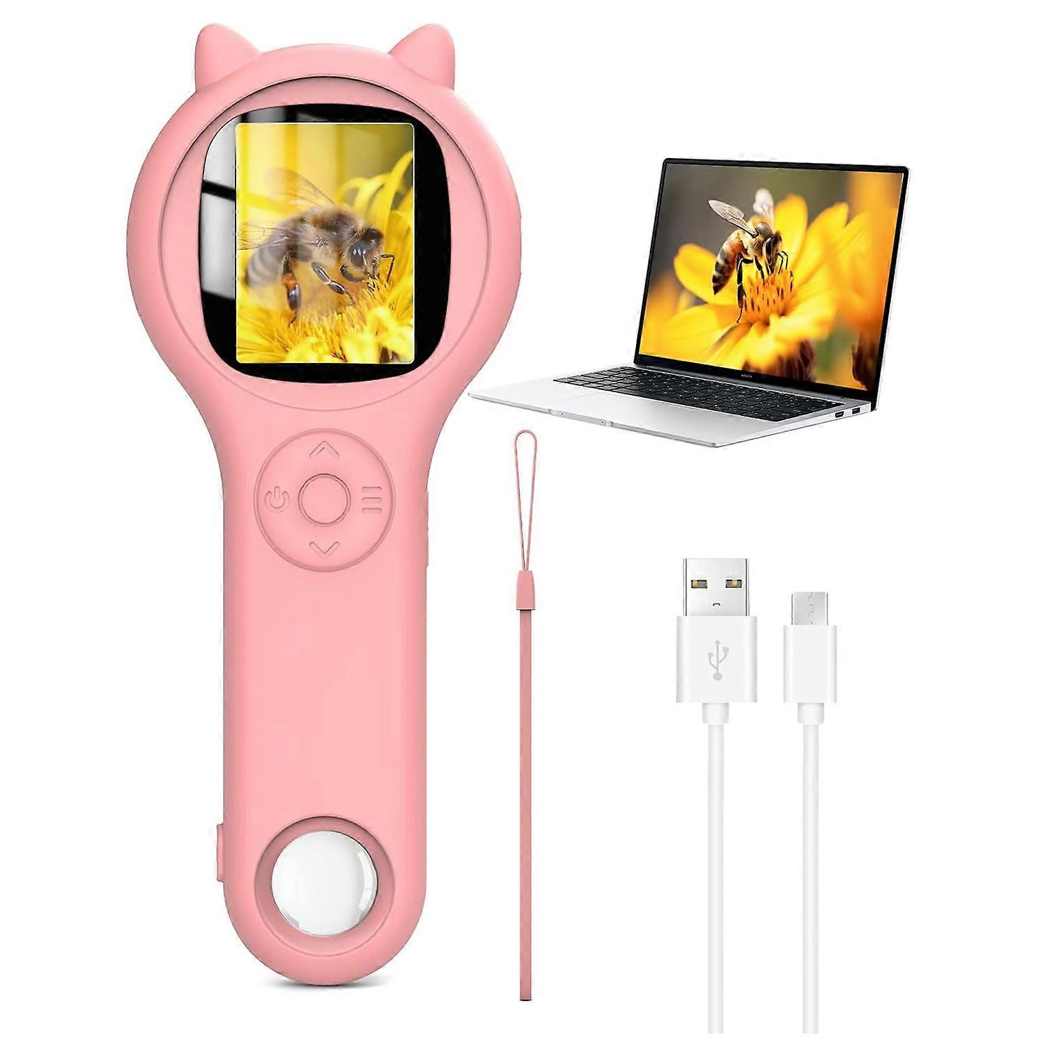 Mini Microscope for Kids,Handheld Kids Microscope Magnifying Glass