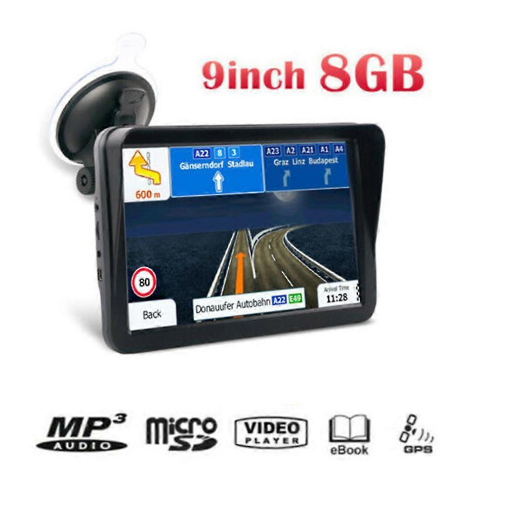 9 Inch Truck Gps Navigator GPS Navigation for Car Latest 2023 Map GPS Satellite Navigator with Free Lifetime Map Update