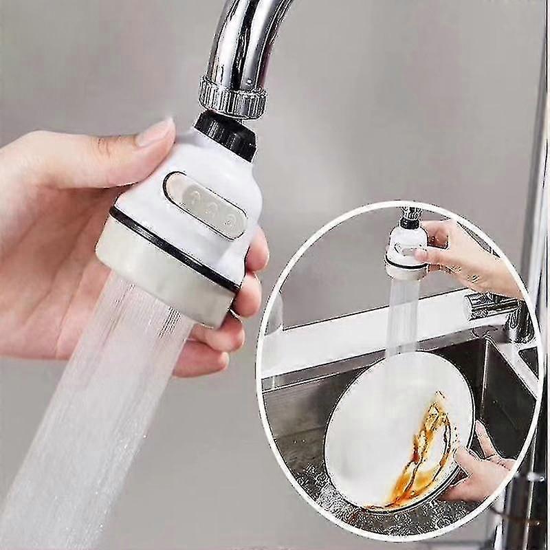 Vaporisateur rotatable de robinet de cuisine- 3 modèles réglables, buse de robinet, lavage de vaisselle