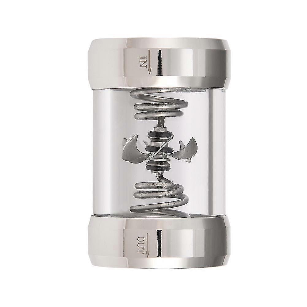 G1/4 Threaded Computer Water Cooling System Flow Meter Indicator Metal Replacement